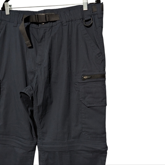 BC Clothing Men's Convertible Navy Blue Pant Size XLX32 Cargo Belted. - Picture 9 of 12